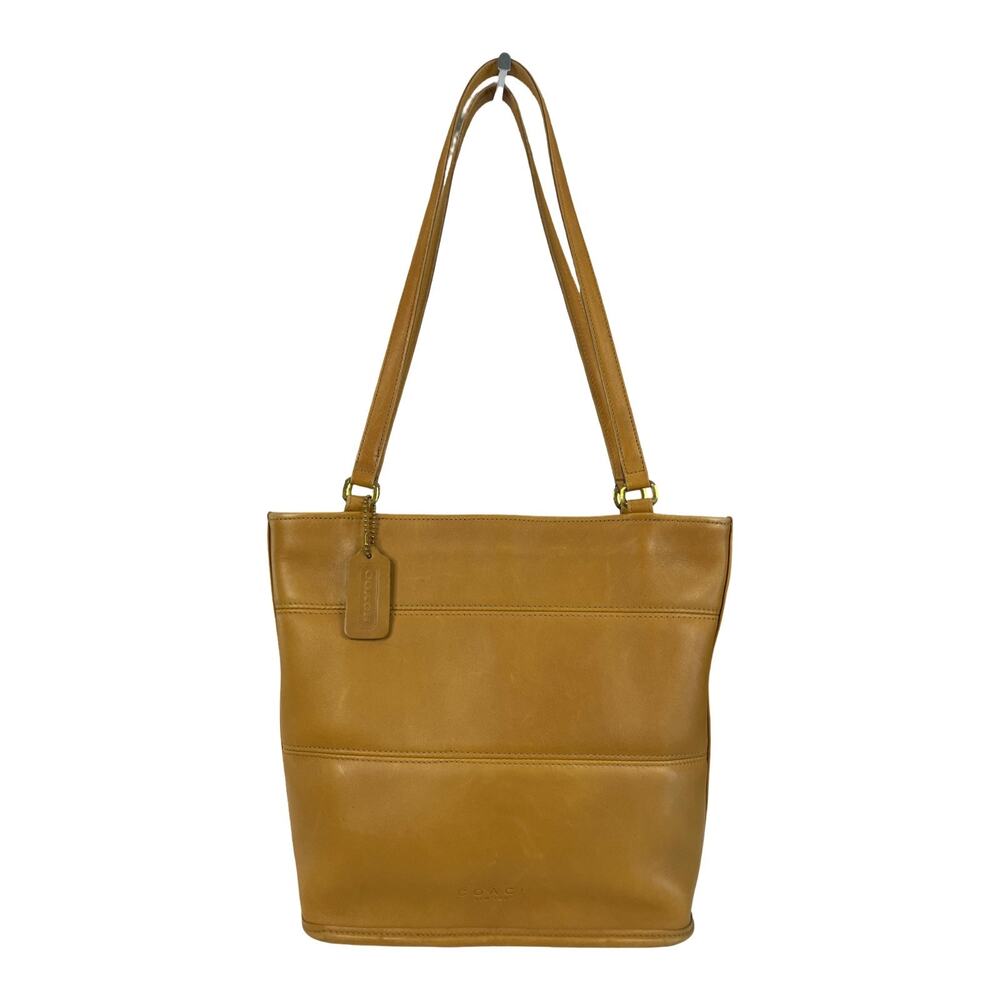 Vintage Coach Tribeca Shopper 9098 English Tan Leather Tote Costa Rica
